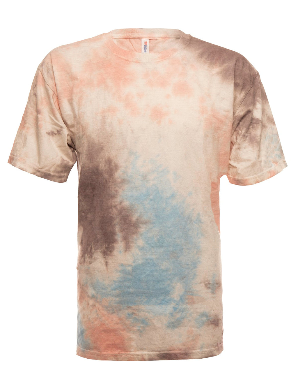 Splash snow tie-dye t-shirt, alternate front view