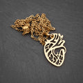 Anatomical Heart Necklace