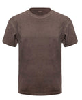 Oil wash russet t-shirt, alternate front view