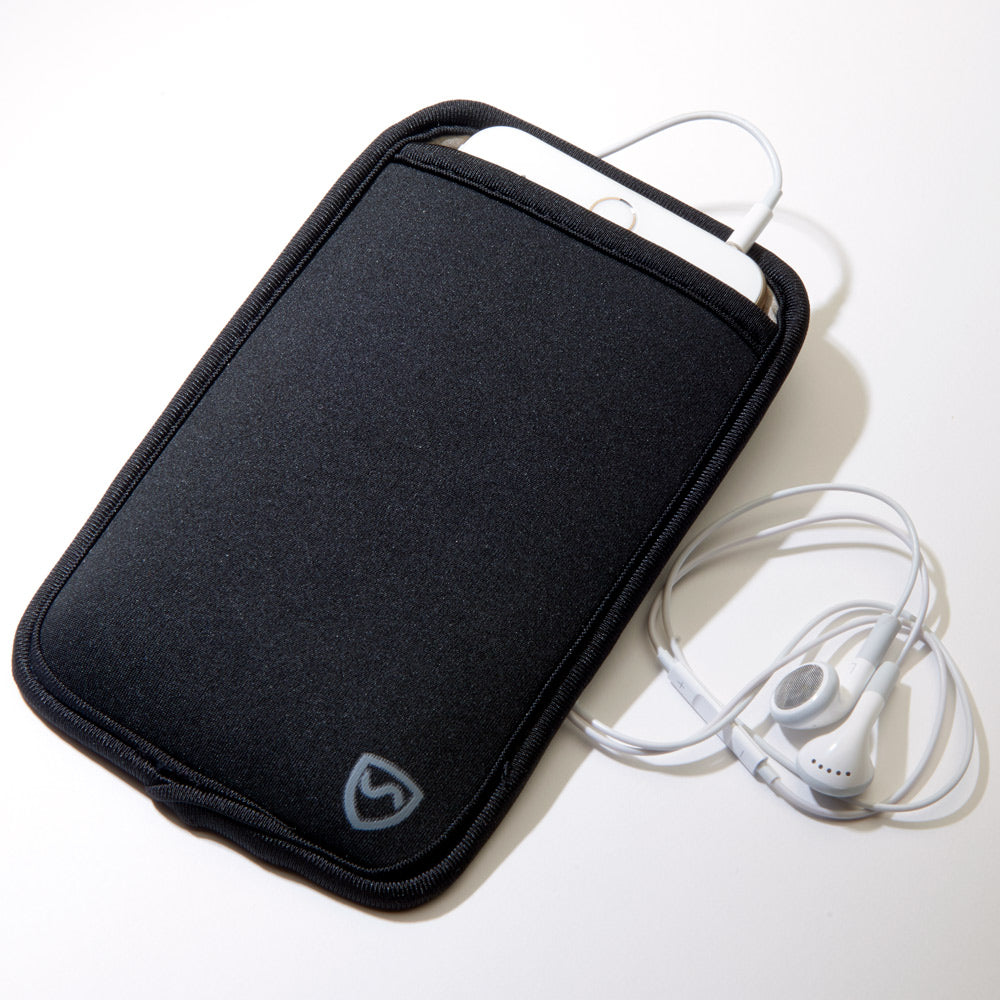 SYB phone pouch in black, extra large size