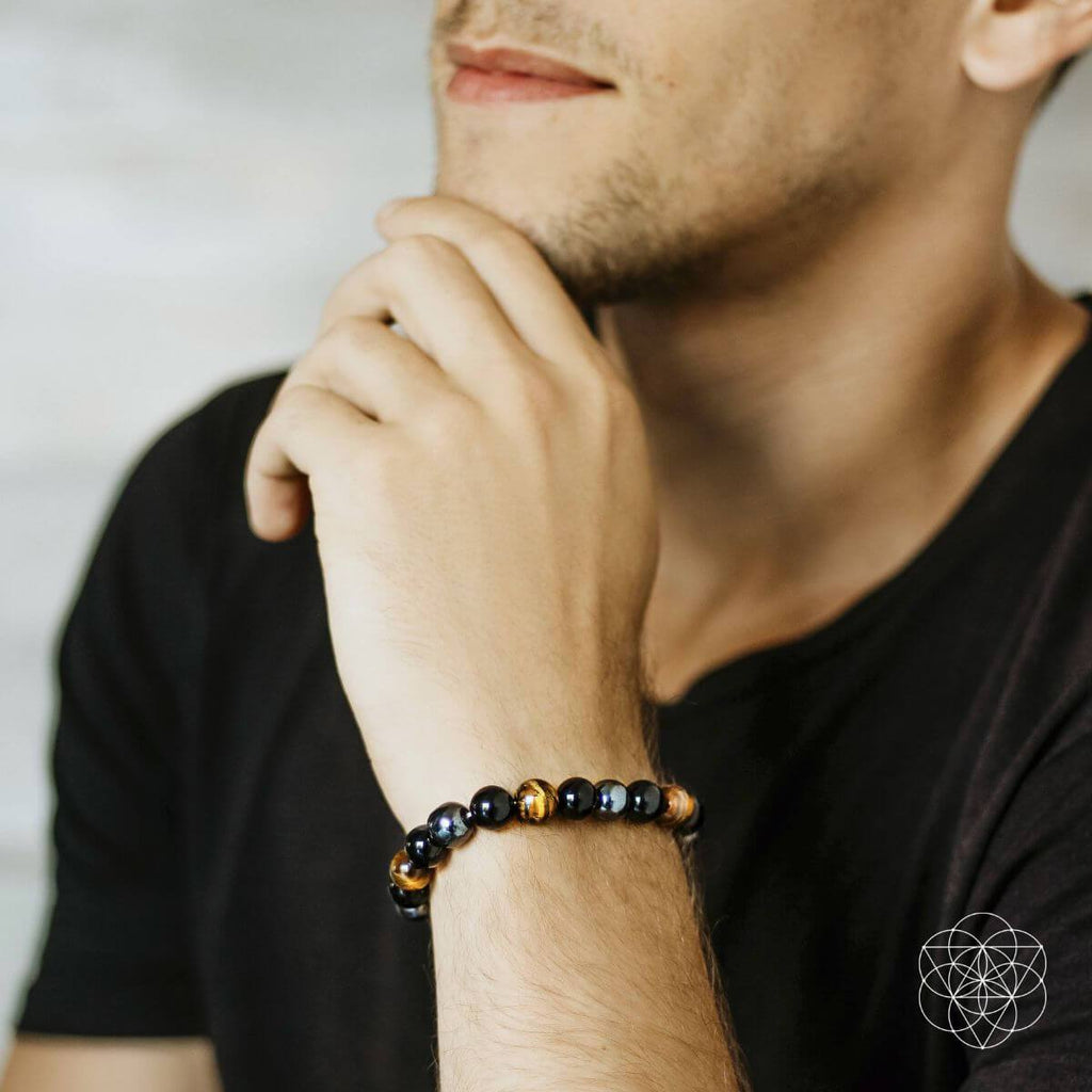 Triple Protection Bracelet, worn on wrist